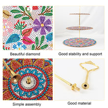 Load image into Gallery viewer, 3 Tier Acrylic Mandala Diamond Painting Cake Snack Stand for Afternoon Tea
