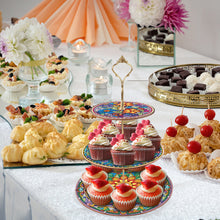Load image into Gallery viewer, 3 Tier Acrylic Mandala Diamond Painting Cake Snack Stand for Afternoon Tea
