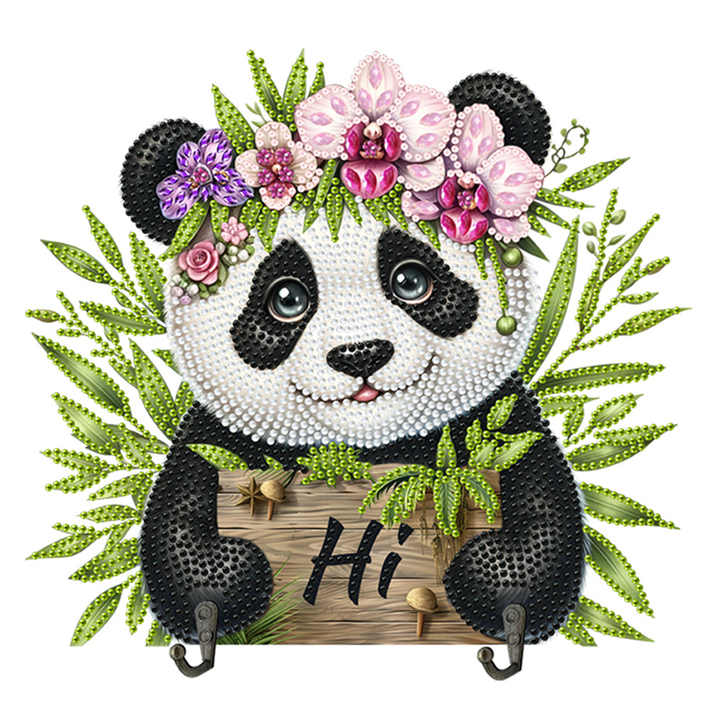 Wooden Special Shape Animal DIY Diamond Painting Art Hooks for Home Office Decor