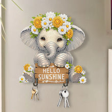 Load image into Gallery viewer, Wooden Special Shape Animal DIY Diamond Painting Art Hooks for Home Office Decor
