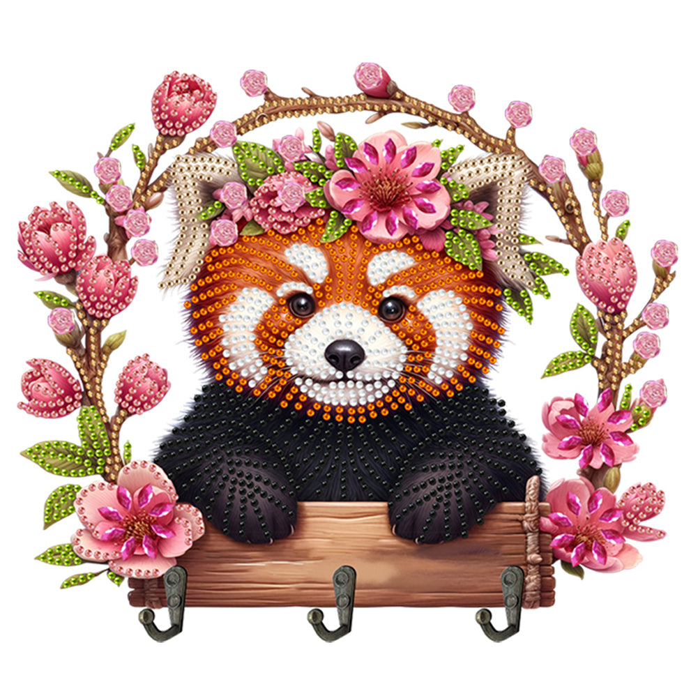 Wooden Special Shape Animal DIY Diamond Painting Art Hooks for Home Office Decor