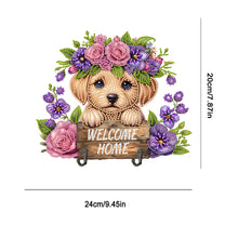 Load image into Gallery viewer, Wooden Special Shape Animal DIY Diamond Painting Art Hooks for Home Office Decor

