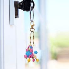 Load image into Gallery viewer, 5Pcs Acrylic Double Sided Dog Diamond Painting Keychain for Beginners Adults
