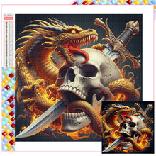 Load image into Gallery viewer, Diamond Painting - Full Square - Dragon (30*30CM)
