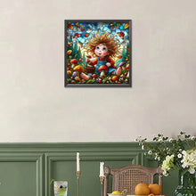 Load image into Gallery viewer, Diamond Painting - Full Square - Girl Picking Mushrooms (30*30CM)
