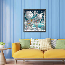 Load image into Gallery viewer, Diamond Painting - Partial Special Shaped - Snow Wolf (30*30CM)
