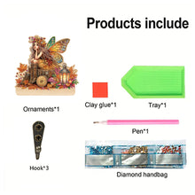 Load image into Gallery viewer, Wooden Cats Dogs 3 Hooks Diamond Painting Hook Rail Aniaml for Home Office Decor
