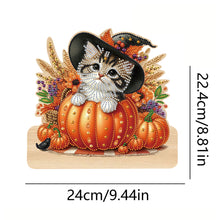 Load image into Gallery viewer, Wooden Cats Dogs 3 Hooks Diamond Painting Hook Rail Aniaml for Home Office Decor
