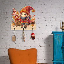 Load image into Gallery viewer, Wooden Cats Dogs 3 Hooks Diamond Painting Hook Rail Aniaml for Home Office Decor
