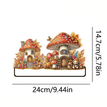 Load image into Gallery viewer, Wooden Cats Dogs 3 Hooks Diamond Painting Hook Rail Aniaml for Home Office Decor
