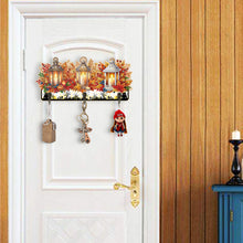 Load image into Gallery viewer, Wooden Cats Dogs 3 Hooks Diamond Painting Hook Rail Aniaml for Home Office Decor
