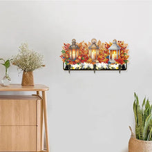 Load image into Gallery viewer, Wooden Cats Dogs 3 Hooks Diamond Painting Hook Rail Aniaml for Home Office Decor
