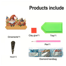 Load image into Gallery viewer, Wooden Cats Dogs 3 Hooks Diamond Painting Hook Rail Aniaml for Home Office Decor
