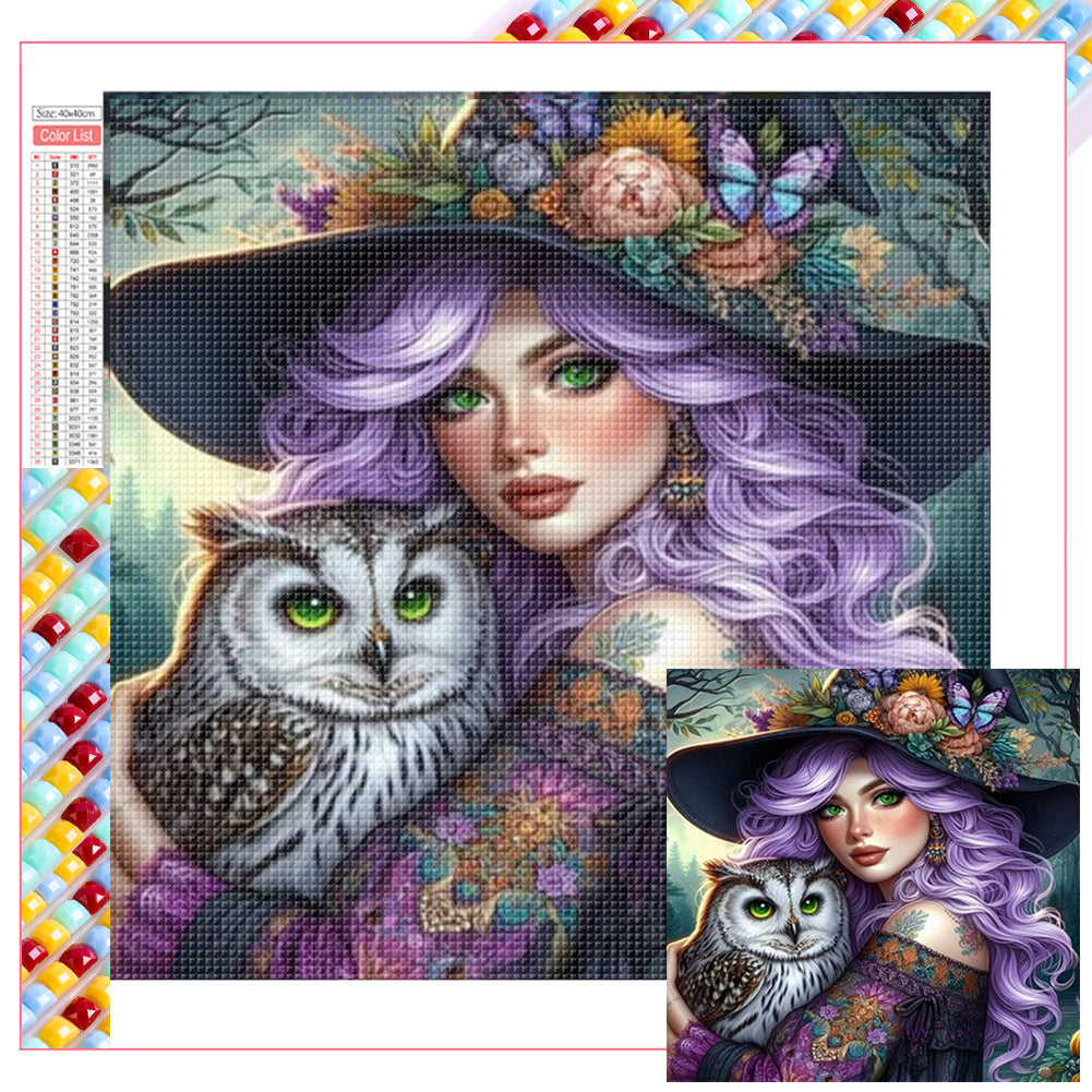 Diamond Painting - Full Square - Witch (40*40CM)