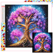 Load image into Gallery viewer, Diamond Painting - Full Square - Purple Tree (40*40CM)
