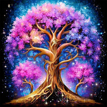 Load image into Gallery viewer, Diamond Painting - Full Square - Purple Tree (40*40CM)
