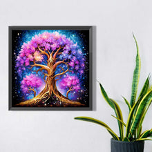 Load image into Gallery viewer, Diamond Painting - Full Square - Purple Tree (40*40CM)
