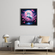 Load image into Gallery viewer, Diamond Painting - Full Square - Purple White Horse (40*40CM)
