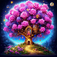 Load image into Gallery viewer, Diamond Painting - Full Square - Purple Tree (40*40CM)
