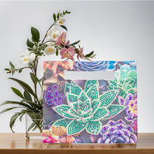 Load image into Gallery viewer, Double Sided Special Shaped Colorful Pattern DIY Diamond Painting Shoulder Purse
