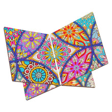 Load image into Gallery viewer, Wooden Mandala Book Display Stand Hands-Free Diamond Art Open Bookstand Portable
