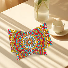 Load image into Gallery viewer, Wooden Mandala Book Display Stand Hands-Free Diamond Art Open Bookstand Portable
