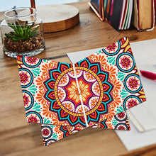 Load image into Gallery viewer, Wooden Mandala Book Display Stand Hands-Free Diamond Art Open Bookstand Portable
