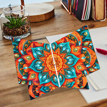 Load image into Gallery viewer, Wooden Mandala Book Display Stand Hands-Free Diamond Art Open Bookstand Portable
