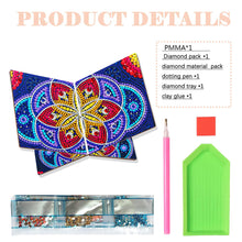 Load image into Gallery viewer, Wooden Mandala Book Display Stand Hands-Free Diamond Art Open Bookstand Portable
