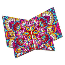 Load image into Gallery viewer, Wooden Mandala Book Display Stand Hands-Free Diamond Art Open Bookstand Portable
