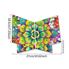 Load image into Gallery viewer, Wooden Mandala Book Display Stand Hands-Free Diamond Art Open Bookstand Portable
