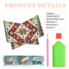 Load image into Gallery viewer, Wooden Mandala Book Display Stand Hands-Free Diamond Art Open Bookstand Portable
