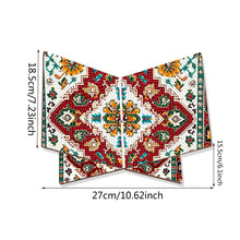 Load image into Gallery viewer, Wooden Mandala Book Display Stand Hands-Free Diamond Art Open Bookstand Portable
