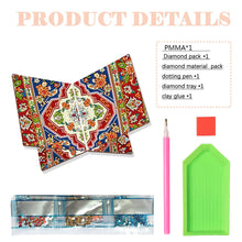 Load image into Gallery viewer, Wooden Mandala Book Display Stand Hands-Free Diamond Art Open Bookstand Portable
