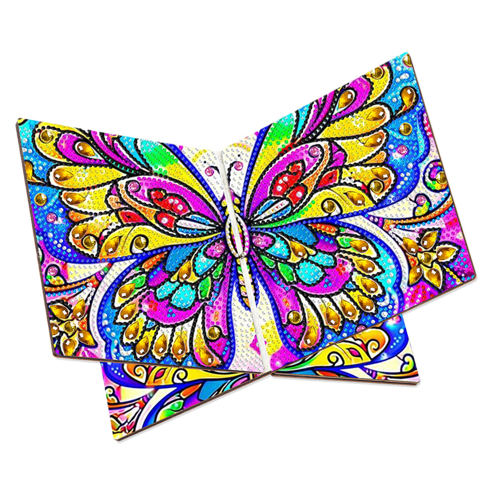 Wooden Mandala Book Display Stand Hands-Free Diamond Art Open Bookstand Portable