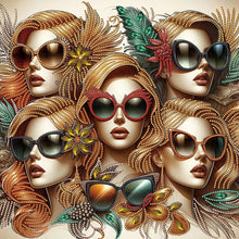 Load image into Gallery viewer, Diamond Painting - Full Round - Gold Girl (40*40CM)
