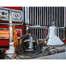 Load image into Gallery viewer, Diamond Painting - Full Round - Fireman Hat (50*40CM)
