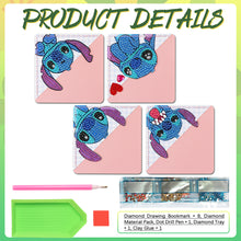 Load image into Gallery viewer, 4Pcs Stitch Diamond Painting Bookmark Corner Bookmark for Kids Book Lovers
