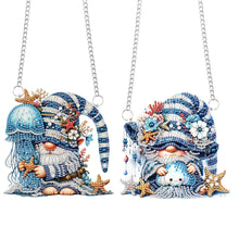 Load image into Gallery viewer, Ocean Goblin Special Shape Diamond Painting Hanging Pendants for Wall Window
