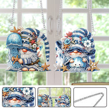 Load image into Gallery viewer, Ocean Goblin Special Shape Diamond Painting Hanging Pendants for Wall Window
