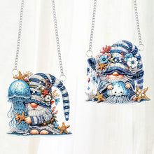 Load image into Gallery viewer, Ocean Goblin Special Shape Diamond Painting Hanging Pendants for Wall Window
