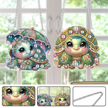Load image into Gallery viewer, Cute Turtle Special Shape Diamond Painting Hanging Pendants for Wall Window
