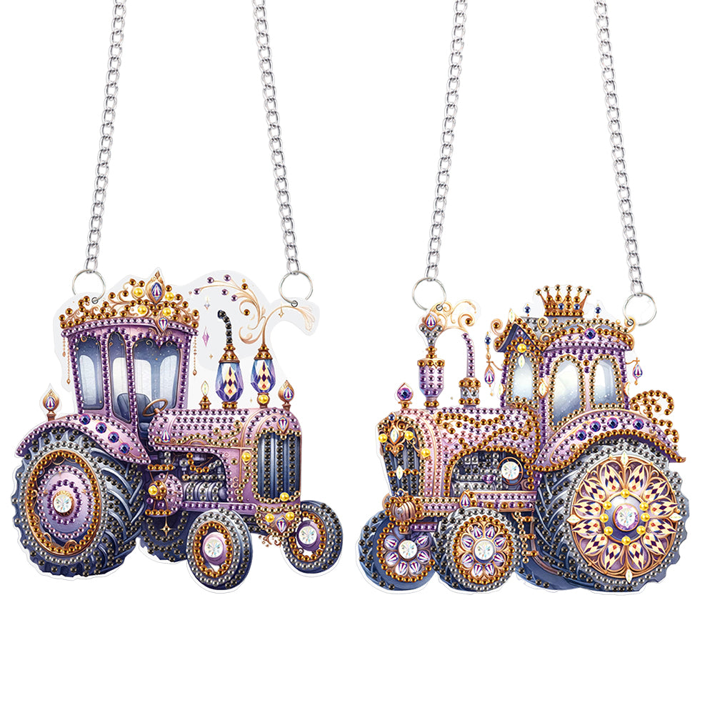 Trail Special Shape Diamond Painting Hanging Pendantsfor Wall Window Decor