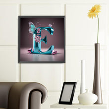 Load image into Gallery viewer, Diamond Painting - Full Round - Butterfly letter E (40*40CM)
