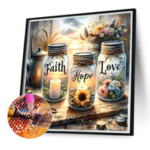Load image into Gallery viewer, Diamond Painting - Full Round - Sunshine love and peace (40*40CM)
