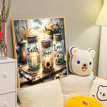Load image into Gallery viewer, Diamond Painting - Full Round - Sunshine love and peace (40*40CM)
