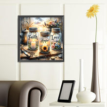 Load image into Gallery viewer, Diamond Painting - Full Round - Sunshine love and peace (40*40CM)
