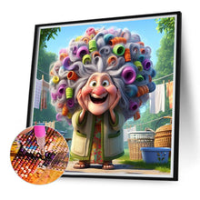 Load image into Gallery viewer, Diamond Painting - Full Round - Funny Grandma (40*40CM)
