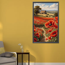 Load image into Gallery viewer, Diamond Painting - Full Round - Poppy flower house (40*60CM)
