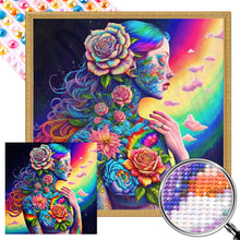 Load image into Gallery viewer, AB Diamond Painting - Full Round - Rainbow nature goddess (40*40CM)
